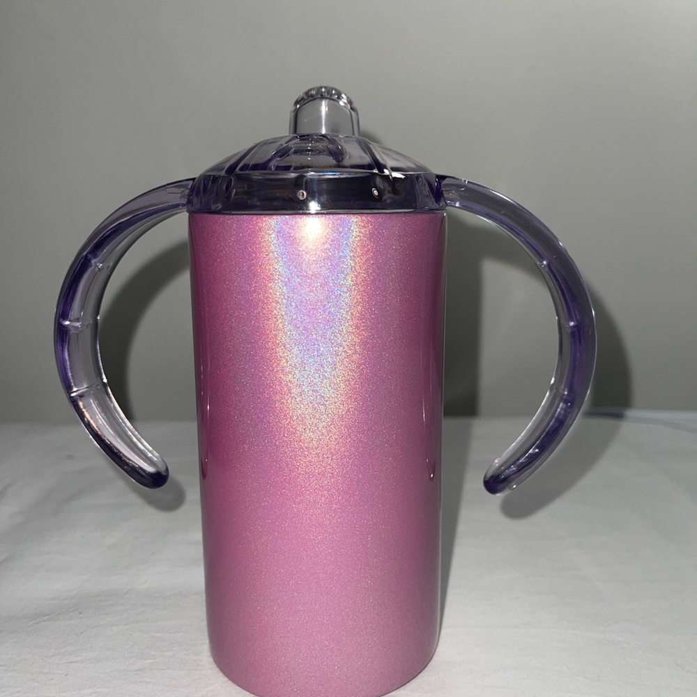 Pink Sippy Cup with Handles